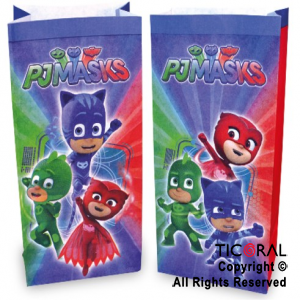 HEROES EN PIJAMA BOLSITA PAPEL 12.5X24.5CM x 10